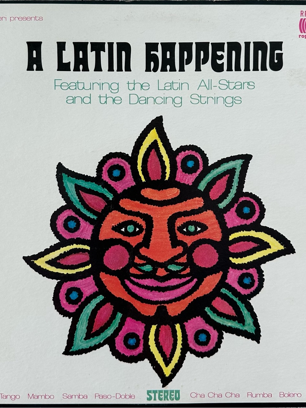 Vintage “A Latin Happening” Vinyl LP - Franc Peri